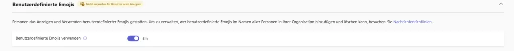Microsoft Teams | Einstellungen – Nachrichten - Kultur & Spaß (Emojis, Giphys & Memes)