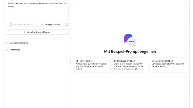Azure Foundry Services Playground Chat