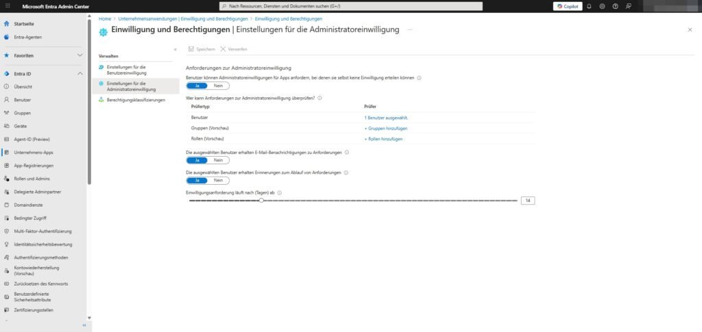 Administrator consent