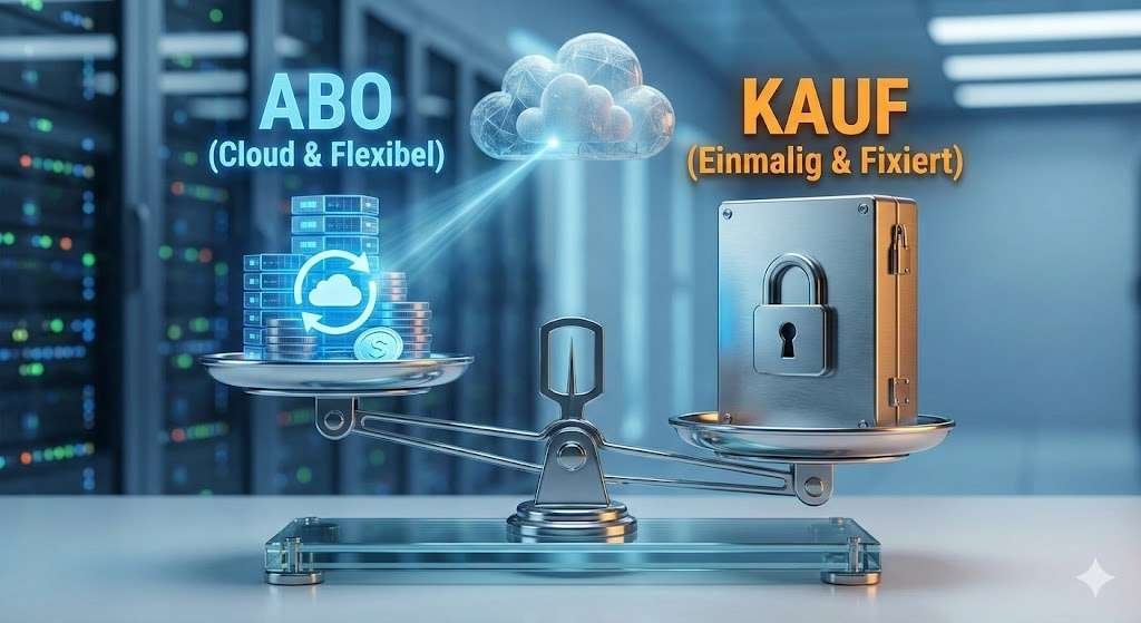 ABO vs. PURCHASE model shown as a scale