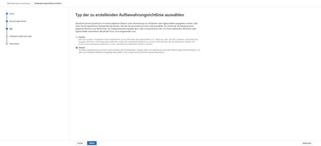 Microsoft Purview Data Lifecycle Management Static