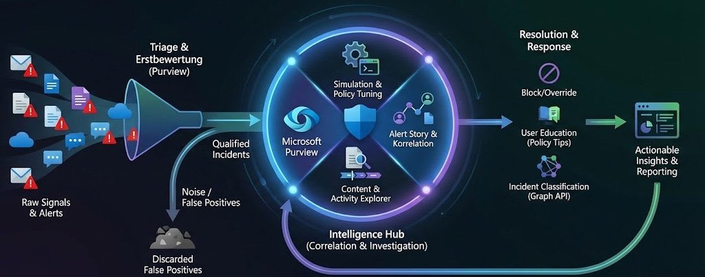 Microsoft Purview DLP Incident Lifecycle