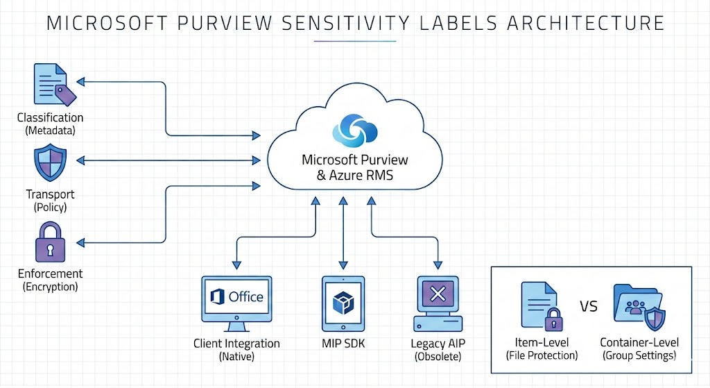Microsoft Purview Sensitivity Labels Architecture
