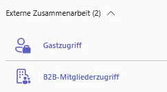 Microsoft Teams Externe Zusammenarbeit