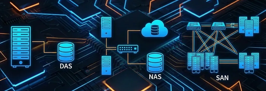 DAS NAS SAN Vergleich
