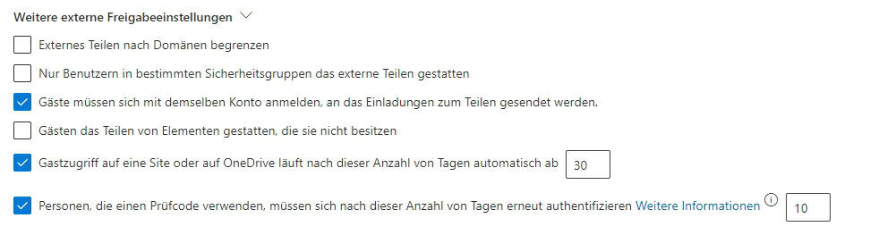 Datenschutz in Microsoft SharePoint 4 MS365 SharePoint Uebersicht Richtlinien Teilen TEIL2