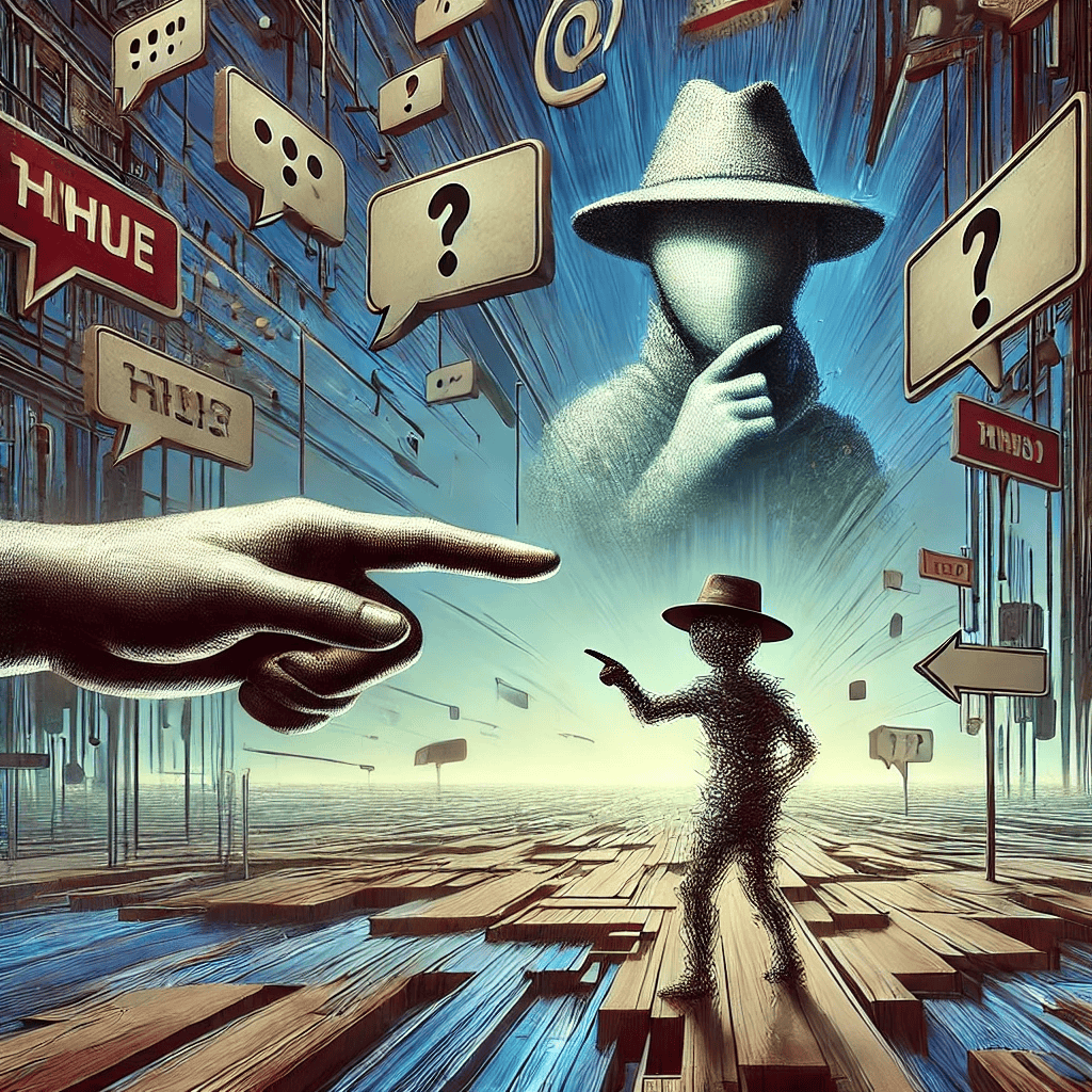 fiktives Bild einer falsch Aussage!