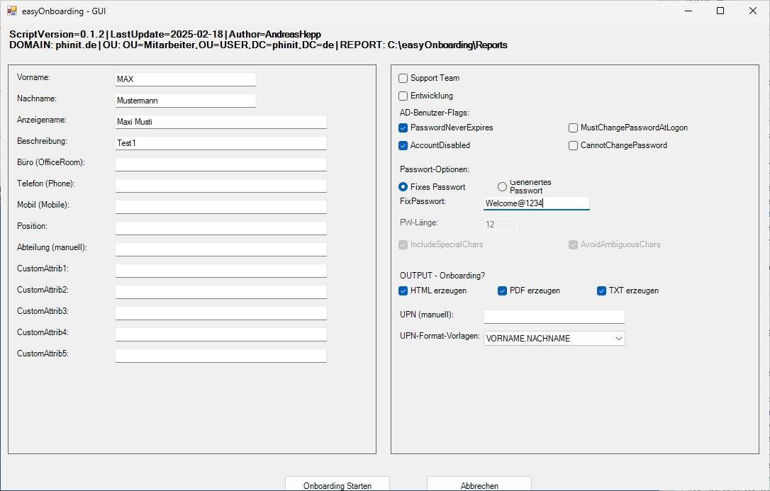 easyONBOARDING V0.1.2 DEFAULT INI v1