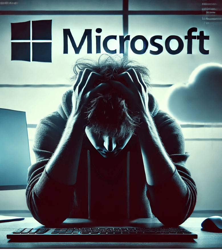 Administrator kämpft mit Microsoft 365-Störungen