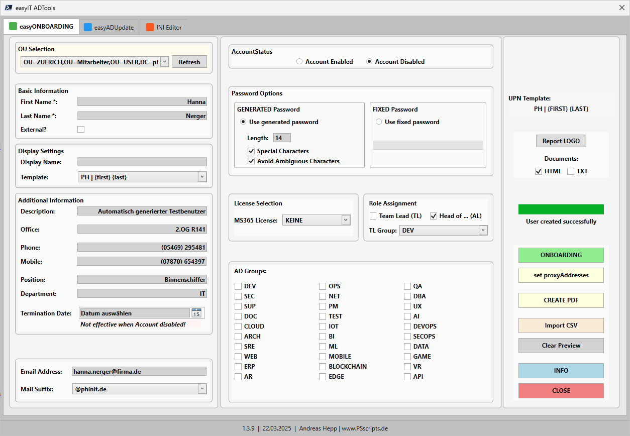 🚀 easyONBOARDING Version 1.3.9 ist da! 2 Darstellung der neuen CSV-Import-Funktion in easyONBOARDING