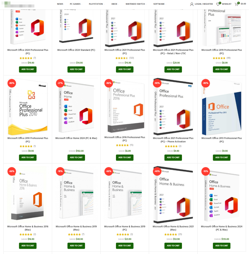 Achtung vor unseriösen Angeboten bei günstigen Office Lizenzen