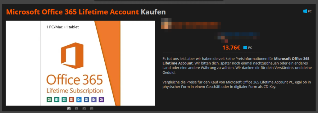 Lebenslange Microsoft Office Lizenz als Alternative zum Microsoft 365 Abo