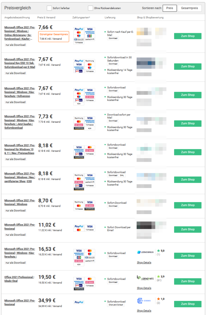 Achtung vor unseriösen Angeboten bei günstigen Office Lizenzen