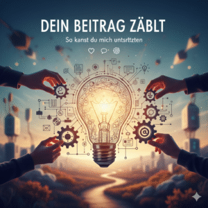 Unterstützen / Support Me 1 Dein Beitrag zaehlt