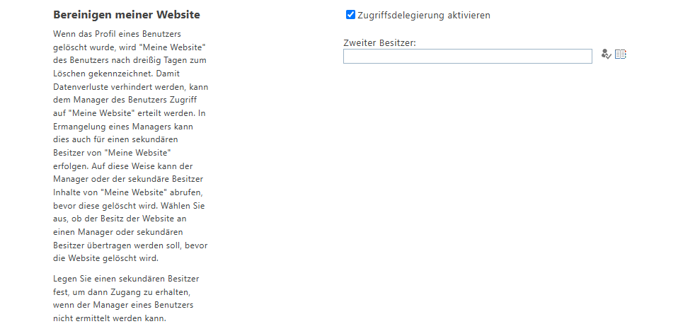 Microsoft OneDrive | Mitarbeiter Offboarding noch einfacher 5 SharePoint Admin Center OneDrive Access Delegation Einstellung aktivieren