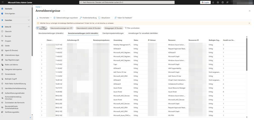 Nicht interaktive Benutzeranmeldungen
