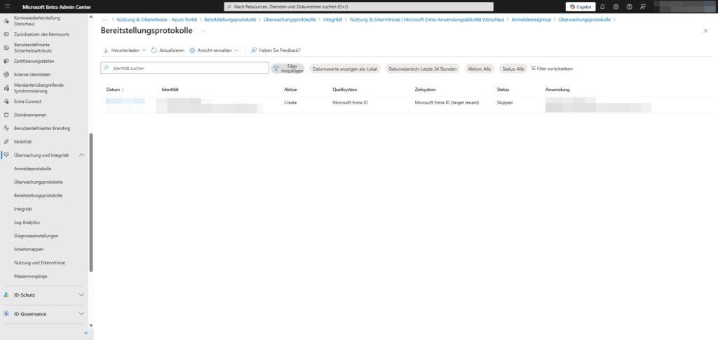 MS365 EntraID Bereitstellungsprotokolle 122025