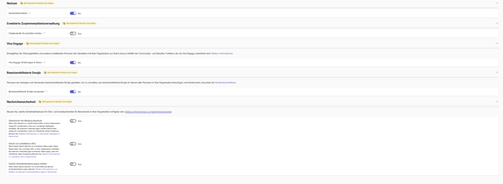 Microsoft Teams | Settings – Messages