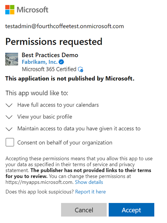 MS365 Entra ID | Enterprise Apps - User Consent deaktivieren & Audit per PowerShell 8 User Consent Anfrage für die Enterprise App GuideAnts mit Berechtigungsübersicht