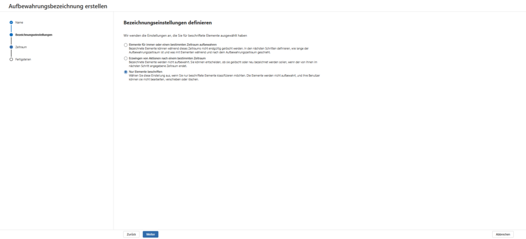 Microsoft Purview | Data Lifecycle Management: Retention Labels 12 grafik 339