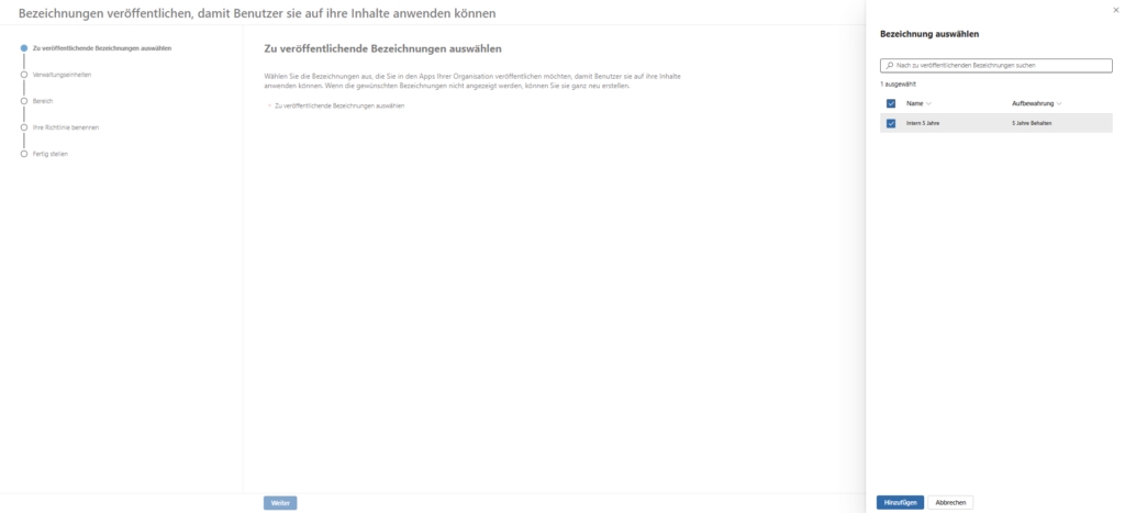 Creating a Label Policy 1