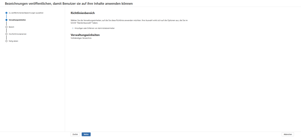 Creating a Label Policy 2