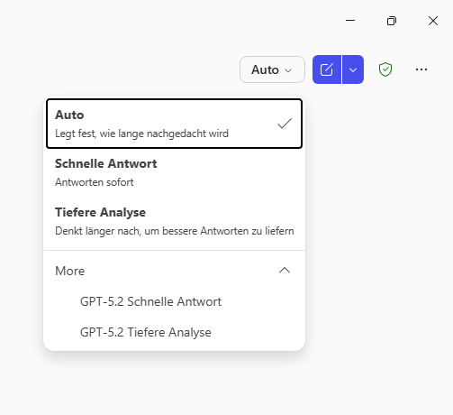 Microsoft 365 Copilot | GPT-5.2 & new analysis modes 2 M365 CopilotGPT 5.2 upgrade and the new modes