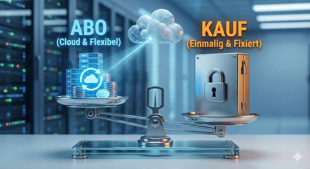 Microsoft 365 Price Increase | more expensive from July 2026 4 ABO vs. PURCHASE model shown as a scale