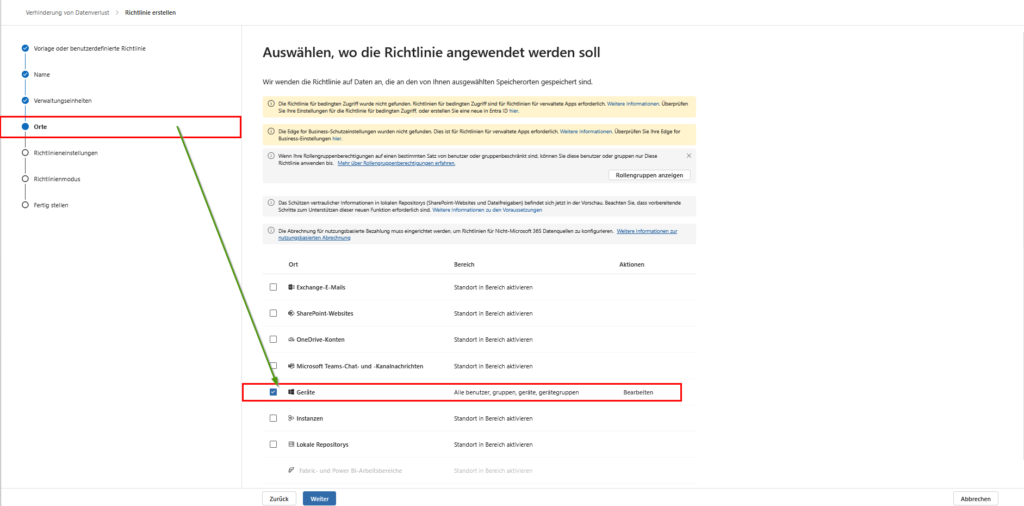 Microsoft Purview DLP | Browser & Web Protection 29 Microsoft Purview DLP - Places - Devices