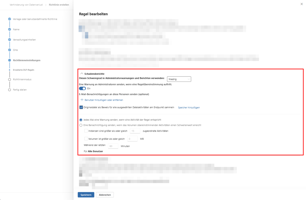 Microsoft Purview DLP | Browser & Web Protection 36 Microsoft Purview DLP - Places - Edit Rule